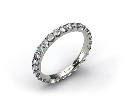 Ladies 1.00ctw* Angled Common Prong Diamond Eternity Ring